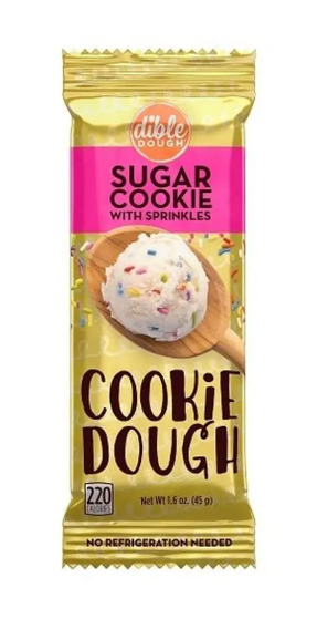 Dible Dough Sugar Cookie Dough Bar 1.6oz 10ct